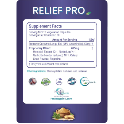 Relief Pro Supplement Facts